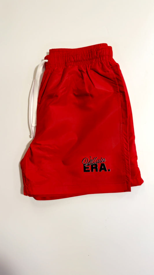 Villain Era Shorts Red