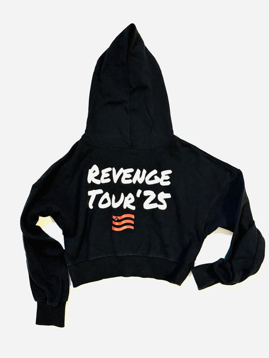 Revenge Tour '25 Cropped Hoodie – Bold & Edgy Statement Piece