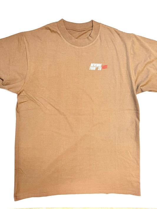 🔥 Revenge Tour ‘25 Tee – Desert Sand Edition 🔥
