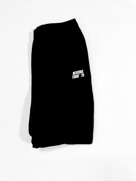 🔥 Revenge Tour ‘25 Sweatpants – Classic Black 🔥